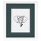 ArtToFrames 21x25" Matted Picture Frame with 17x21" Single Mat Photo Opening Framed in 1.25" White and 2" Mat (FWM-3966-21x25)